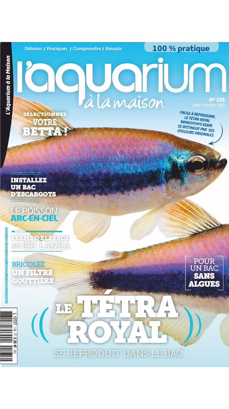 Aquarium à la maison n° 135 - septembre / octobre 2019