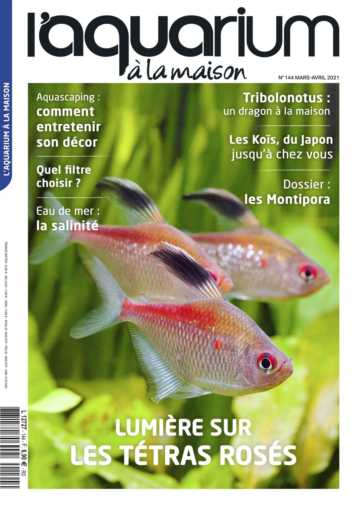 Aquarium à la maison n° 144 - Mars / Avril 2021