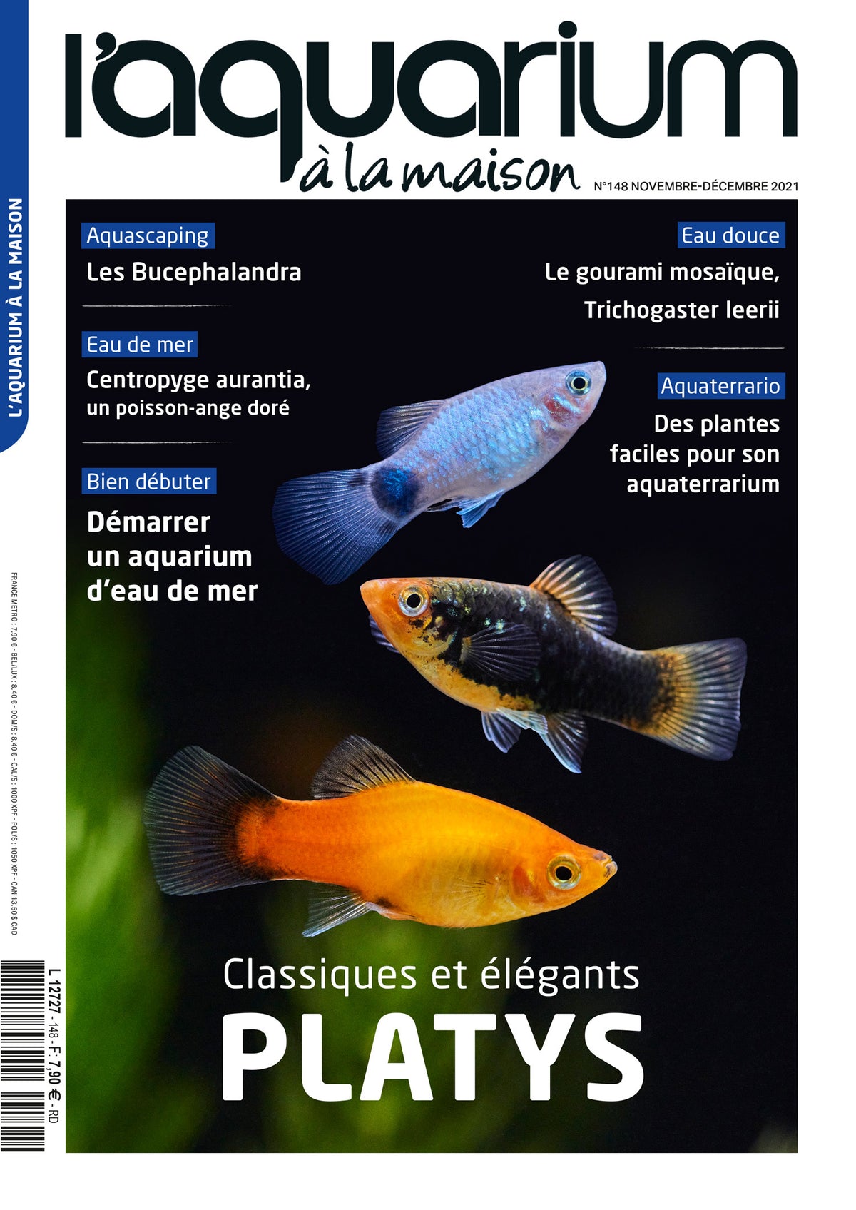 Aquarium à la maison n° 148 - Novembre / Décembre 2021