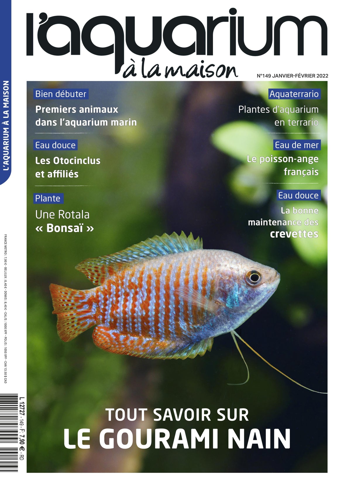 Aquarium à la maison n° 149 - Janvier / Février 2022