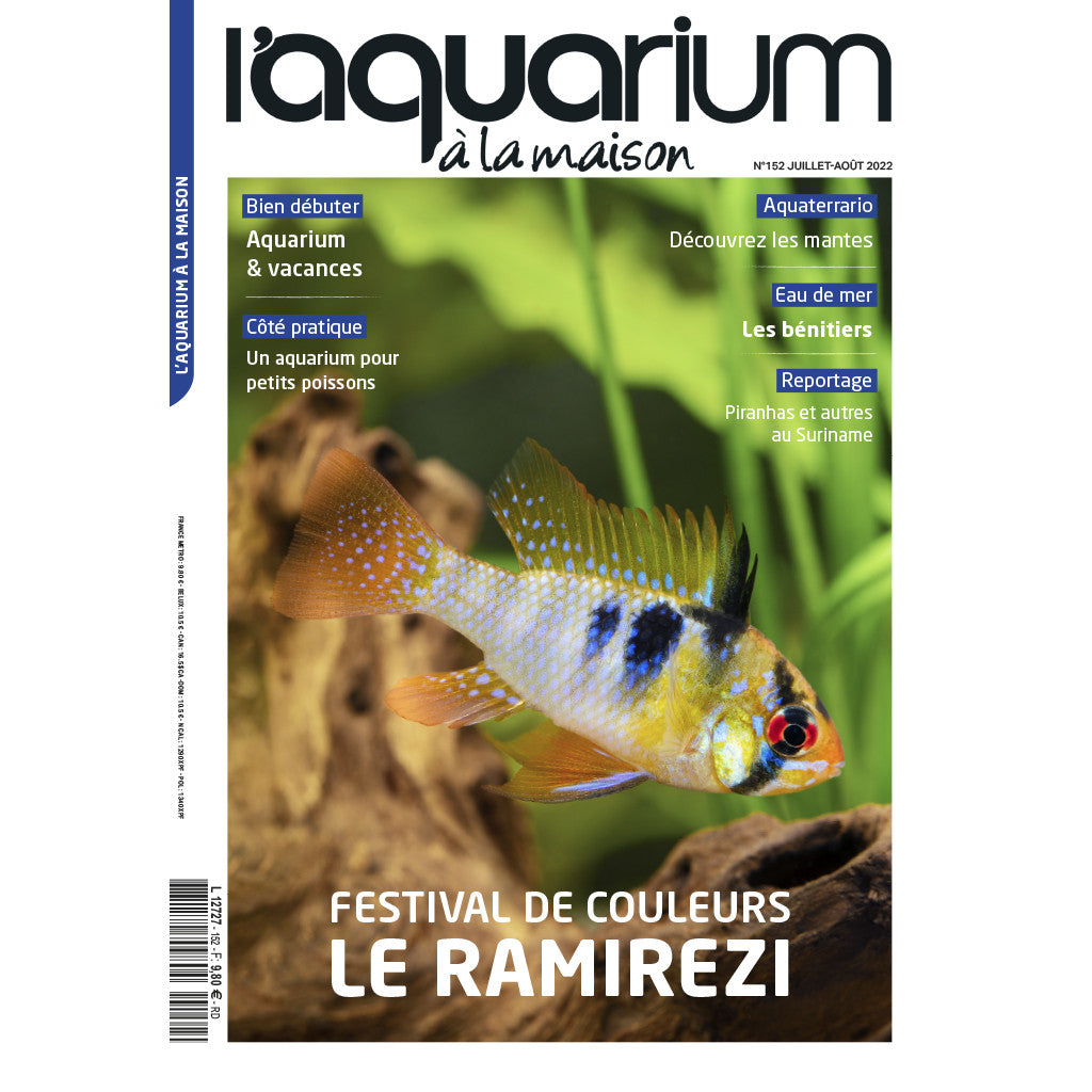 Aquarium à la maison n° 152 - Juillet / Août 2022